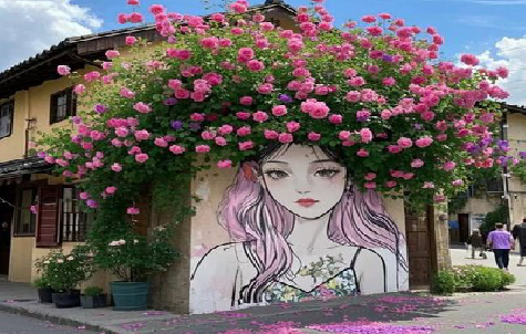 来宾怎么设计网红打卡墙绘