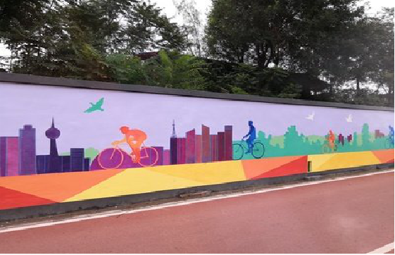 来宾墙体彩绘-围墙