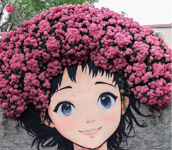 来宾墙体彩绘-网红墙打卡