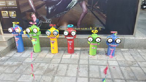 来宾商业区彩绘