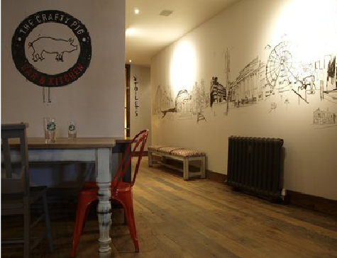 来宾教你判断手绘墙质量的好坏。