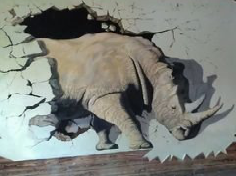 来宾在墙绘中，如何绘制3D效果？